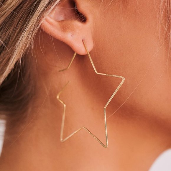 The House Of Gentry Jewelry - Gold Star Earrings